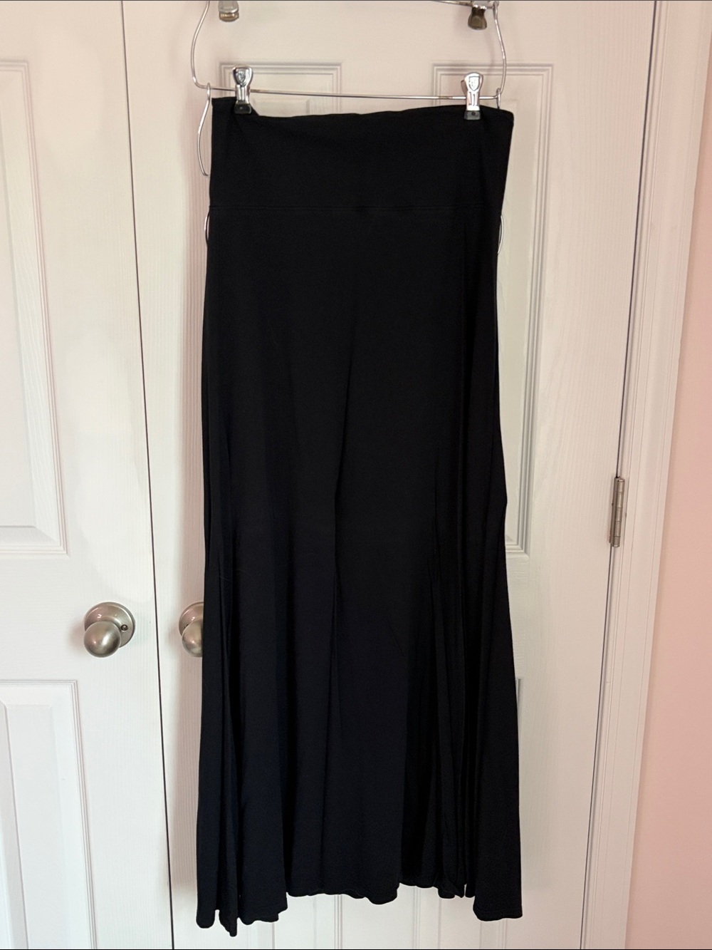 Express Black Maxi Skirt with Flared Hem